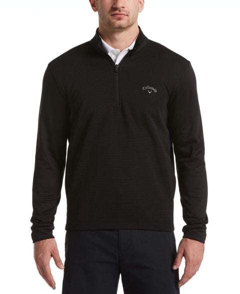 Mens 1/4 Zip Front Ottoman Pullover-Jackets-Callaway Apparel