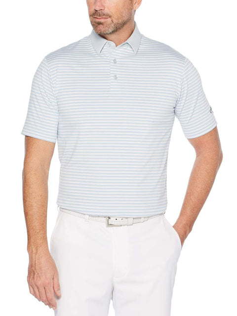 Mens 3-Color Stripe Golf Polo-Polos-Callaway Apparel