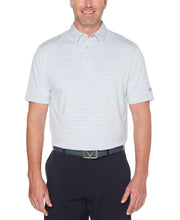 Mens Refined 3-Color Yarn-Dyed Stripe Golf Polo-Polos-Callaway Apparel