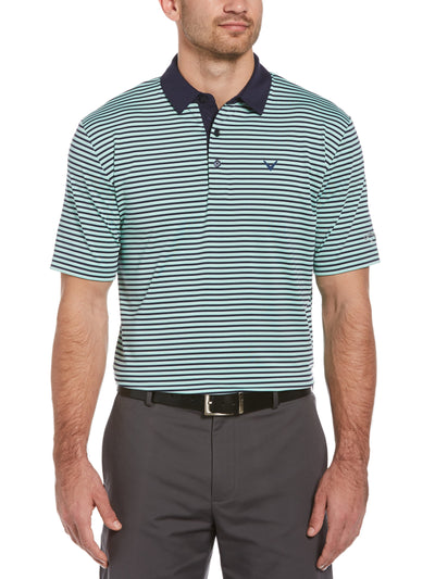 Mens 3-Color Stripe Golf Polo-Polos-Callaway