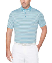 Mens 3-Color Stripe Golf Polo-Polos-Callaway Apparel