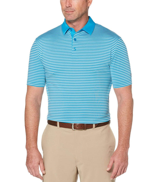 Mens 3-Color Stripe Golf Polo-Polos-Callaway Apparel