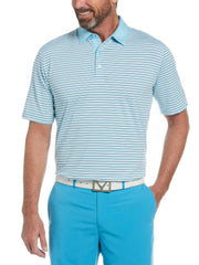 Mens 3-Color Stripe Golf Polo-Polos-Callaway