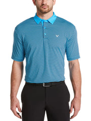 Mens Refined 3-Color Yarn-Dyed Stripe Golf Polo-Polos-Callaway