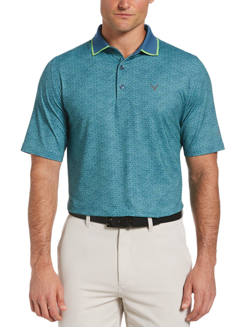 Mens Allover Printed Golf Polo-Polos-Callaway