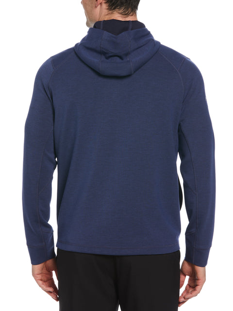 Premium Aquapel 1/4 Zip Golf Hoodie (Peacoat Heather) 