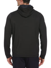 Premium Aquapel 1/4 Zip Golf Hoodie (Black Heather) 