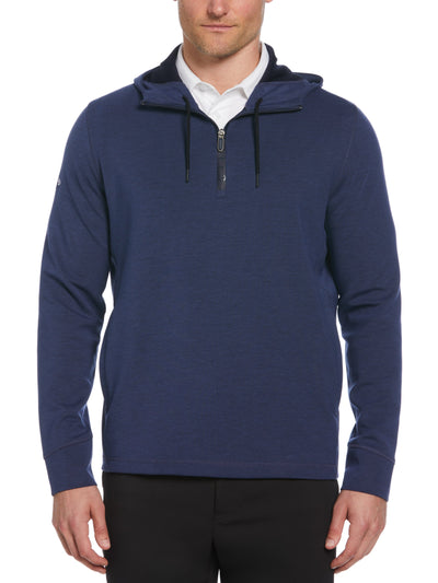 Premium Aquapel 1/4 Zip Golf Hoodie (Peacoat Heather) 