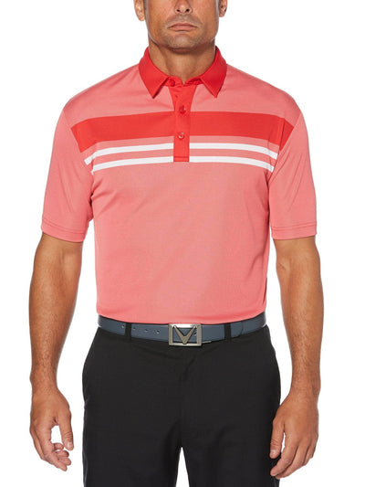 Mens Birdseye Block Polo-Polos-Callaway