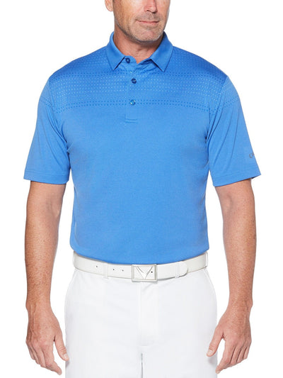 Mens Birdseye Box Jacquard Polo-Polos-Callaway