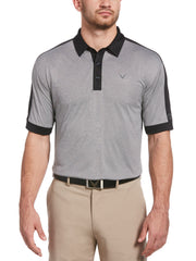 Mens Birdseye Color Block Polo-Polos-Callaway