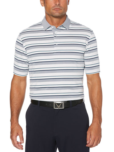 Mens Birdseye Stripe Polo-Polos-Callaway