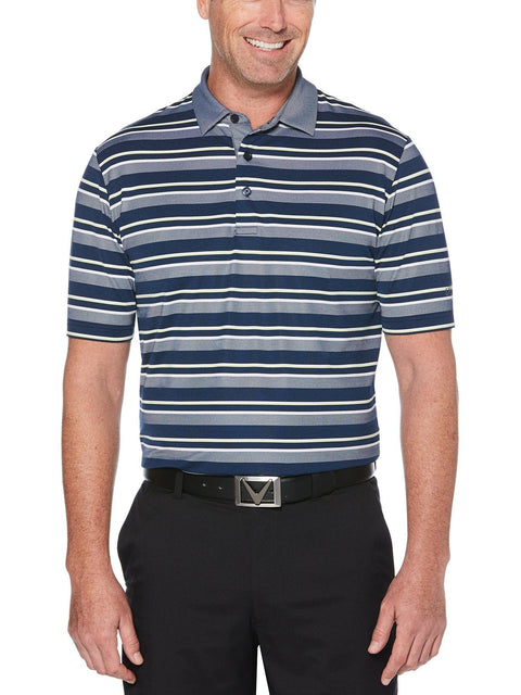 Mens Birdseye Stripe Polo-Polos-Callaway