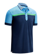 Mens Callaway X Birdseye Color Block Polo-Polos-Callaway Apparel