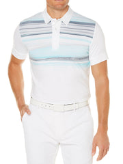 Mens Callaway X Brush Print Polo-Polos-Callaway