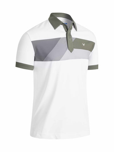 Mens Callaway X Chest Print Polo-Polos-Callaway