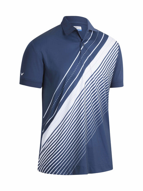 Mens Engineered Track Printed Golf Polo-Polos-Callaway