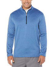 Mens Callaway X Thermal Heathered Waffle Fleece Mid-Layer-Jackets-Callaway Apparel