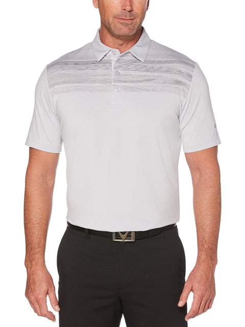 Mens Chest Print Polo-Polos-Callaway