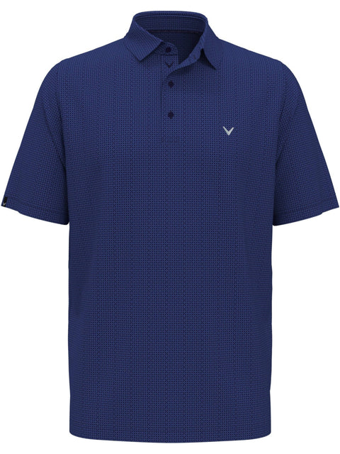 Mens Chevron Foulard Print Golf Polo-Polos-Callaway