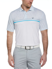 Mens Color Block Pattern Golf Polo-Polos-Callaway