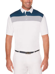 Mens Color Block Polo-Polos-Callaway Apparel