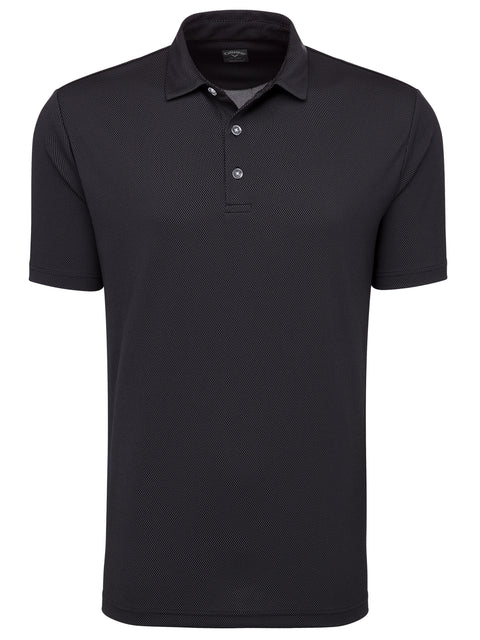 Mens Cooling Birdseye Polo (Black) 