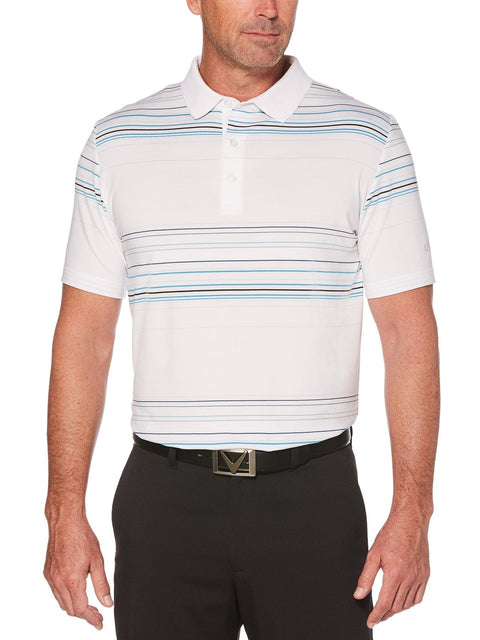 Mens Fine Line Roadmap Stripe Polo-Polos-Callaway