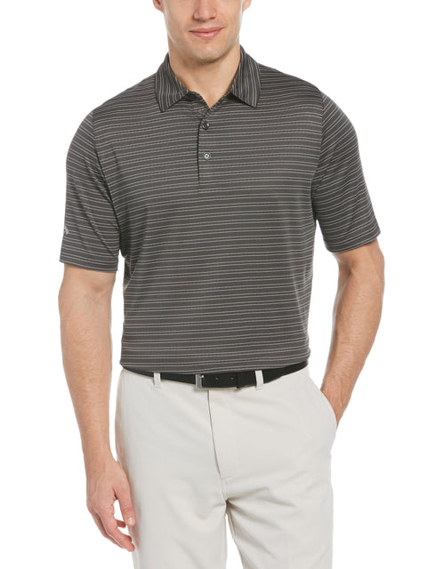 Mens Fine Line Ventilated Stripe Golf Polo-Polos-Callaway