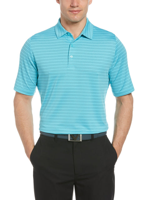 Mens Fine Line Ventilated Stripe Golf Polo-Polos-Callaway