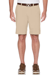 Flat Front Solid Golf Short-Shorts-Callaway