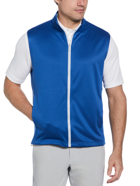 Mens Full Zip Chevron Back Golf Vest--Callaway