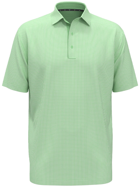 Mens Gingham Print Golf Polo-Polos-Callaway