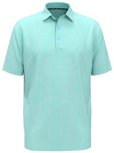 Mens Gingham Print Golf Polo-Polos-Callaway