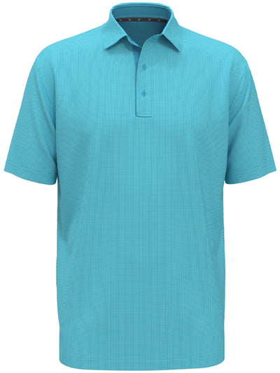 Mens Gingham Print Golf Polo-Polos-Callaway