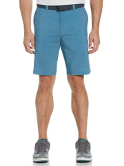 Mens Grid Print Short-Shorts-Callaway