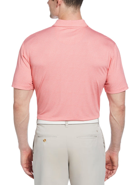 Mens Heather Geo Print Golf Polo-Polos-Callaway