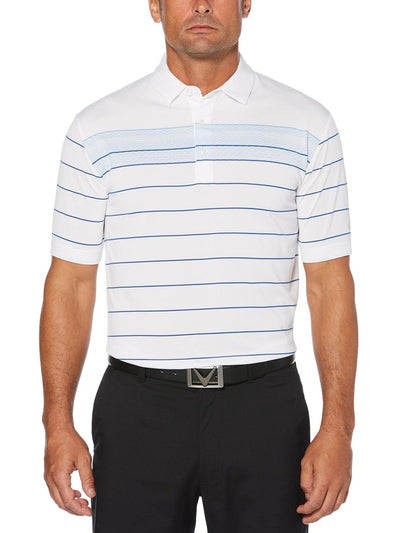 Mens Jacquard Stripe Polo-Polos-Callaway