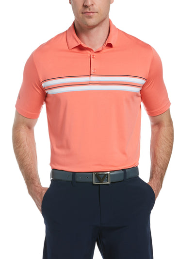 Mens Jaspe Chest Stripe Golf Polo-Polos-Callaway