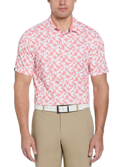 Mens Layered Floral Print (Strawberry Pink) 