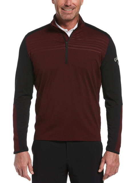 Mens Lightweight 1/4 Zip Aquapel Sweater-Jackets-Callaway