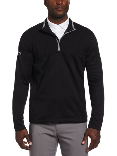 Ottoman Fleece Pullover (Black) 