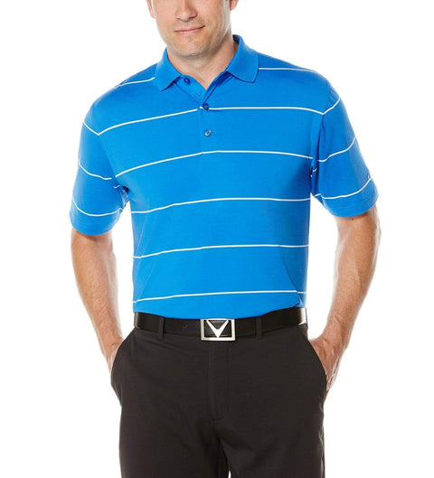 Mens Performance Auto Stripe Polo Polos