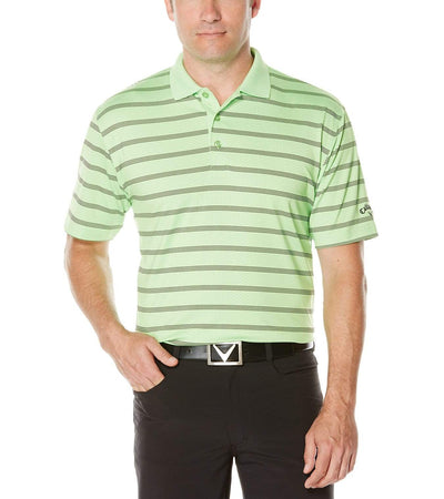 Mens Performance Stripe Polo Polos