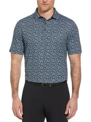 Polaroid Confetti Print Golf Polo (Caviar) 