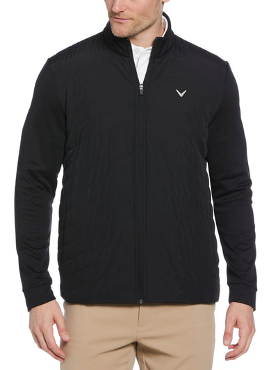 Mens Quilted Puffer Full Zip Golf Jacket-Jackets-Callaway