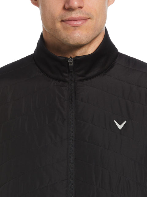 Mens Quilted Puffer Full Zip Golf Vest-Jackets-Callaway