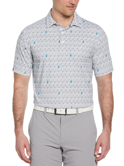 Mens Scotch Novelty Print Golf Polo-Polos-Callaway