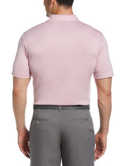 Solid Texture Golf Polo (Lt Pink Sunset Hthr) 