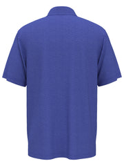 Solid Texture Golf Polo (Lt Santorini Blue Htr) 